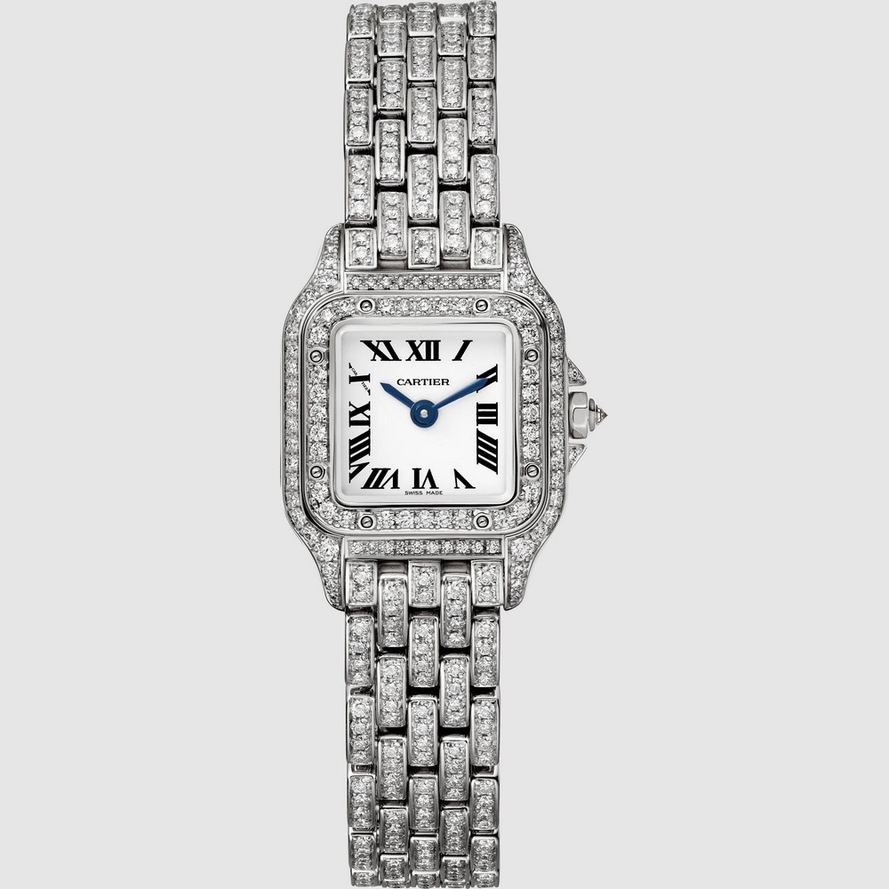 Đồng Hồ Cartier Panthère De Cartier Mini Watch Nữ Xám